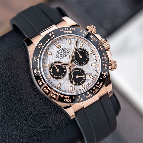 rolex daytona rose gold meteorite retail price